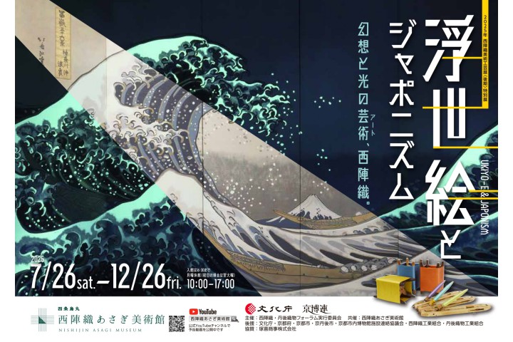 浮世絵とジャポニズム（西陣織美術工芸あさぎ美術館）