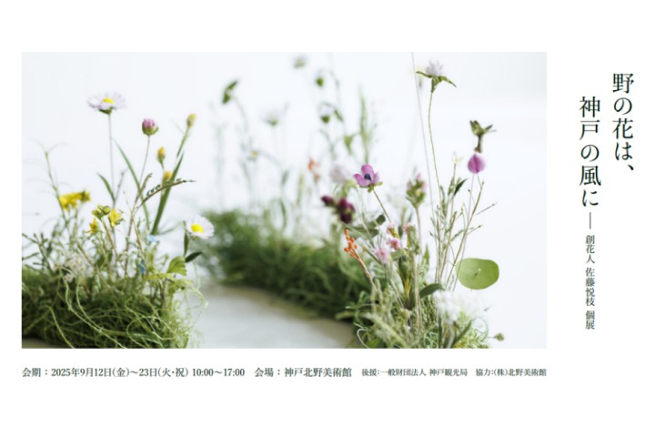 野の花は、神戸の風に（神戸北野美術館）