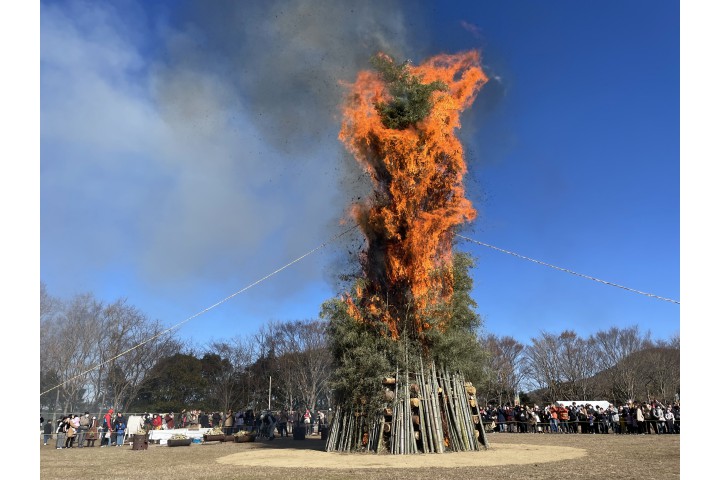 第22回とんどやき（神戸市立森林植物園）