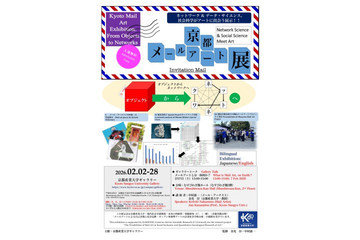 京都メールアート展（京都産業大学ギャラリー）